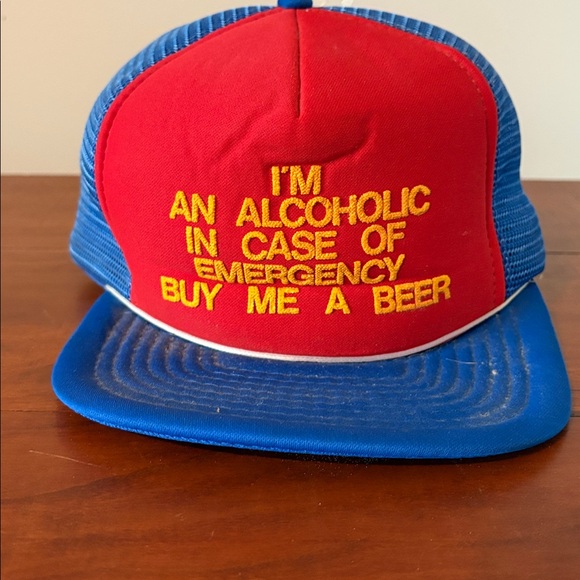 Vintage Other - Vintage Funny Trucker Hat Beer Drinking NWT